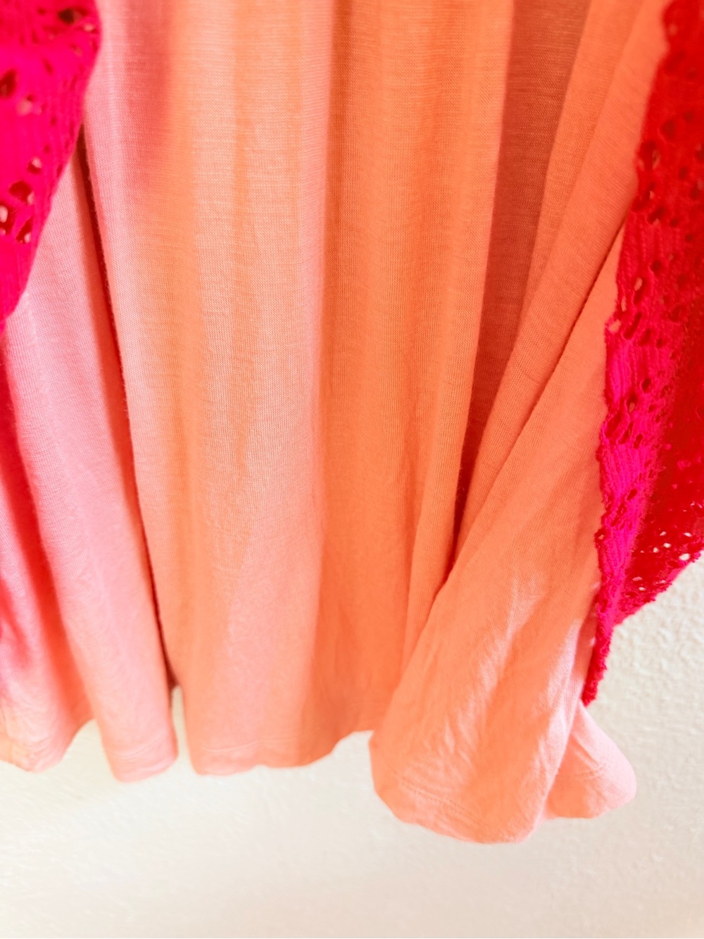 Anthropologie Sunstream red lace dress - Picture 7 of 8